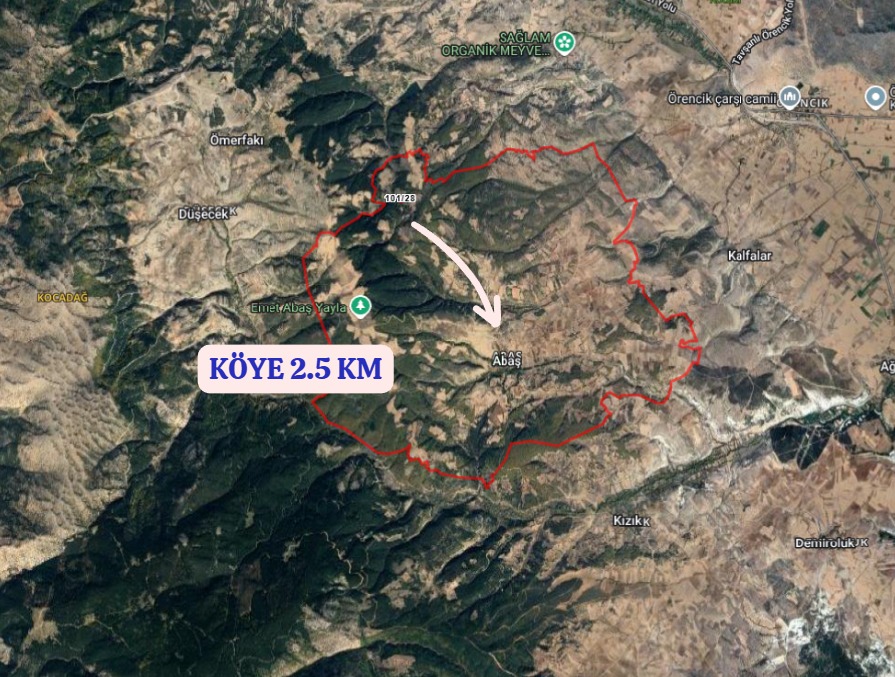 KÜTAHYA EMET ABAŞ  KÖYÜNDE 3.698 M² TARLA SATILIKTIR - KÜTAHYA EMET fotoğraf 7