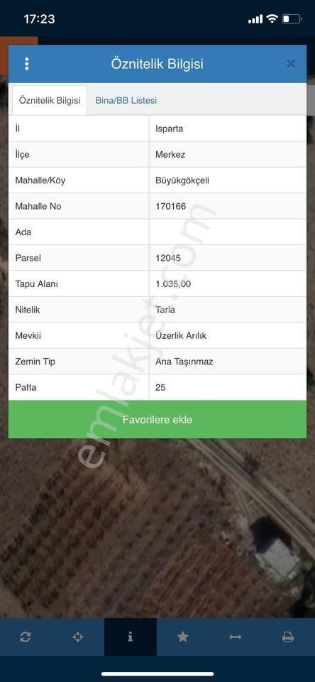 Isparta Büyükgökçeli’de Kanal Dibi Yol Su Elektrik Sorunu Olmayan Satılık Yatırı - ISPARTA MERKEZ fotoğraf 7