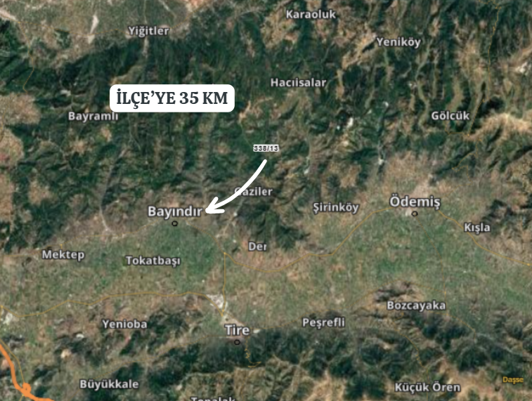 İZMİR BAYINDIR KIZILKEÇİLİ  KÖYÜNDE 1.489  M² ZEYTİNLİK  SATILIKTIR - İZMİR BAYINDIR fotoğraf 5