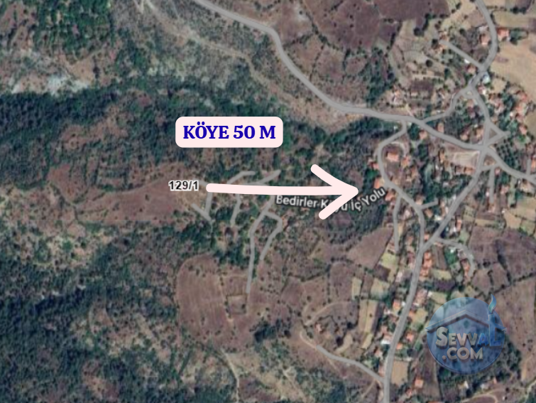 KÜTAHYA SİMAV BEDİRLER  KÖYÜNDE  20 M² ARSA  SATILIKTIR - KÜTAHYA SİMAV fotoğraf 4