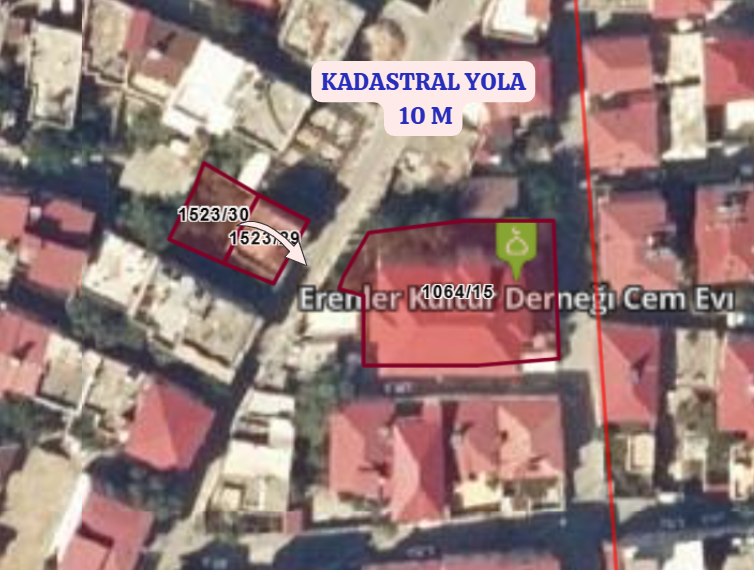 KAHRAMANMARAŞ ONİKİŞUBAT MAGRALI MAHALLESİNDE  144 M²  ARSA SATILIKTIR - KAHRAMANMARAŞ ONİKİŞUBAT fotoğraf 3