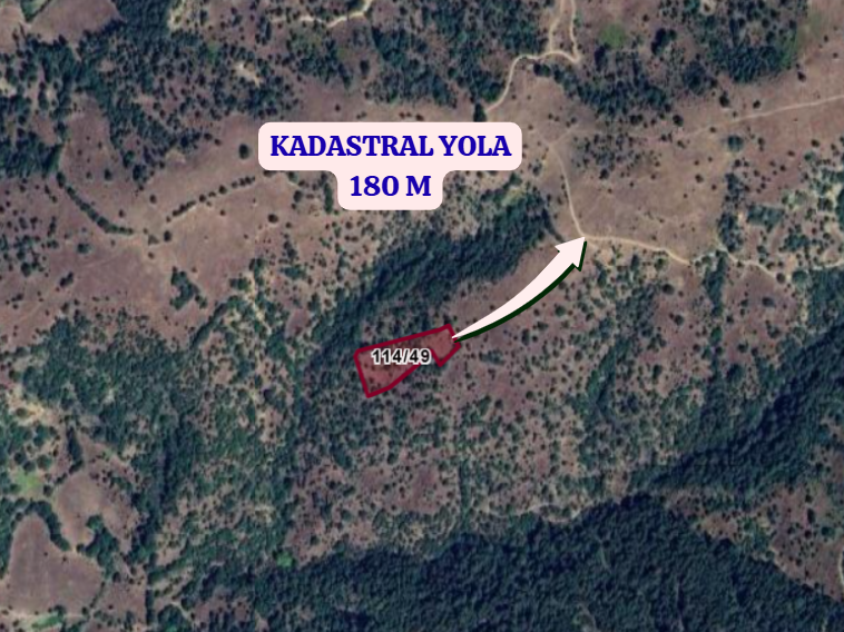 KÜTAHYA SİMAV YUKARIDOLAYLAR KÖYÜNDE 5.743 M² TARLA SATILIKTIR - KÜTAHYA SİMAV fotoğraf 3