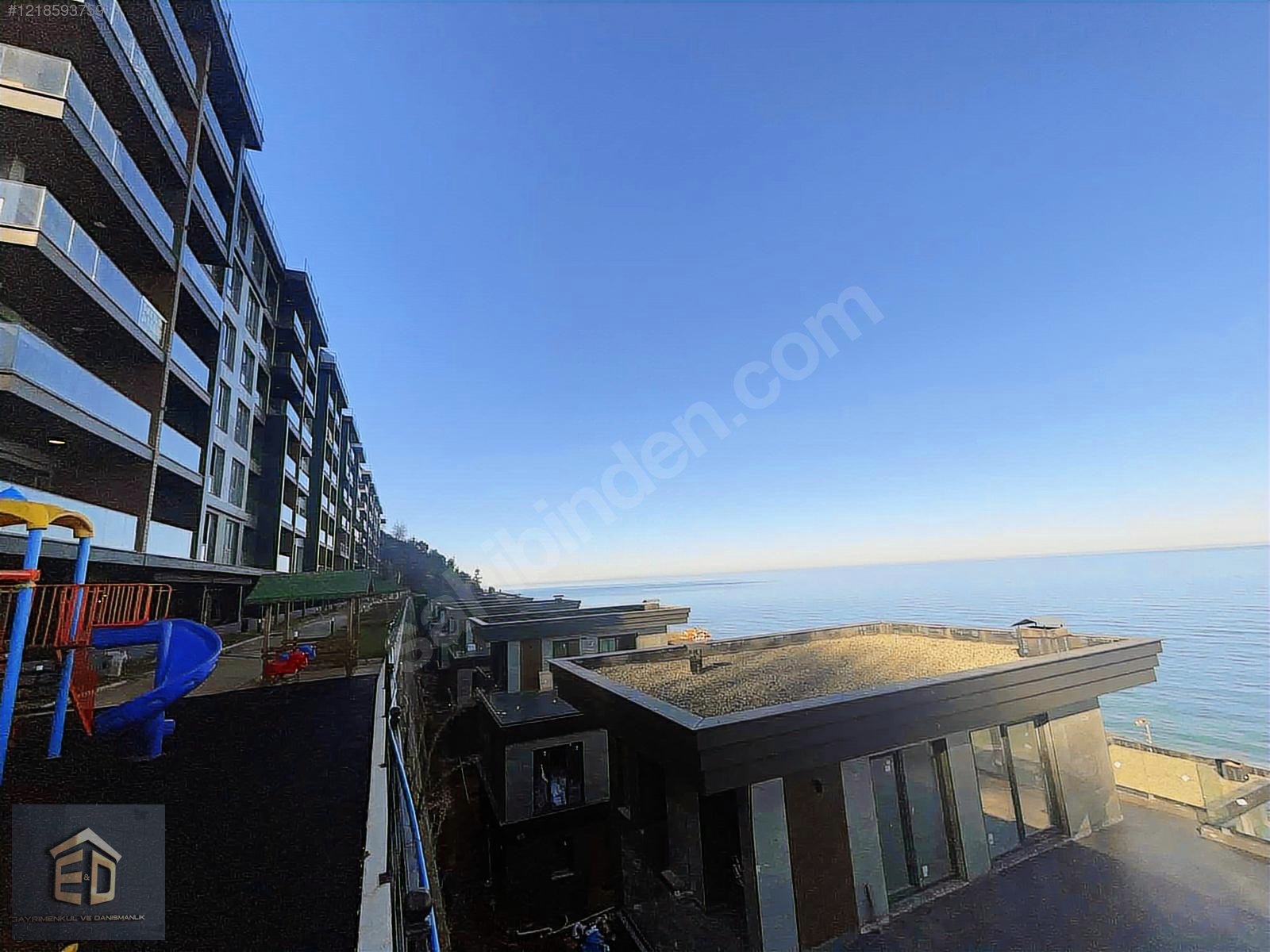 KALECİK'DE BLACKSEA SİTESİNDE SATILIK 3+1 DENİZ MANZARALI DAİRE - TRABZON ARAKLI fotoğraf 5