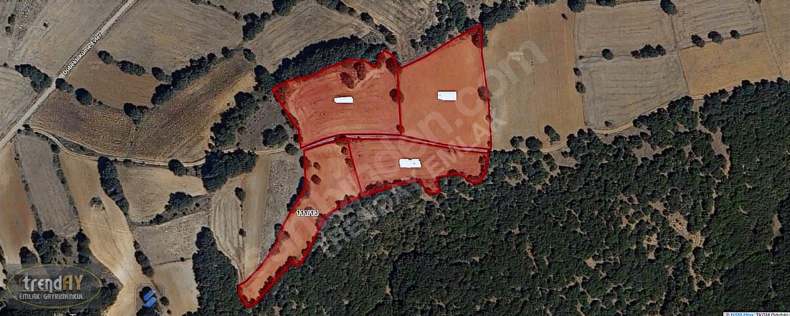 Dübekli Köyü'nde 10.570 m² Kadastral Yola Cepheli Tarlalar - BİLECİK BOZÜYÜK fotoğraf 9