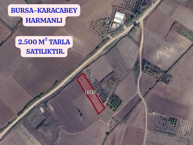 BURSA KARACABEY HARMANLI KÖYÜNDE 2.500  M² TARLA SATILIKTIR - BURSA KARACABEY fotoğraf 2