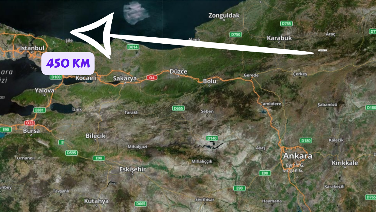 KASTAMONU ARAÇ TAVŞANLI KÖYÜNDE 433M² HİSSELİ TARLAMIZ SATILIK. - KASTAMONU ARAÇ fotoğraf 7