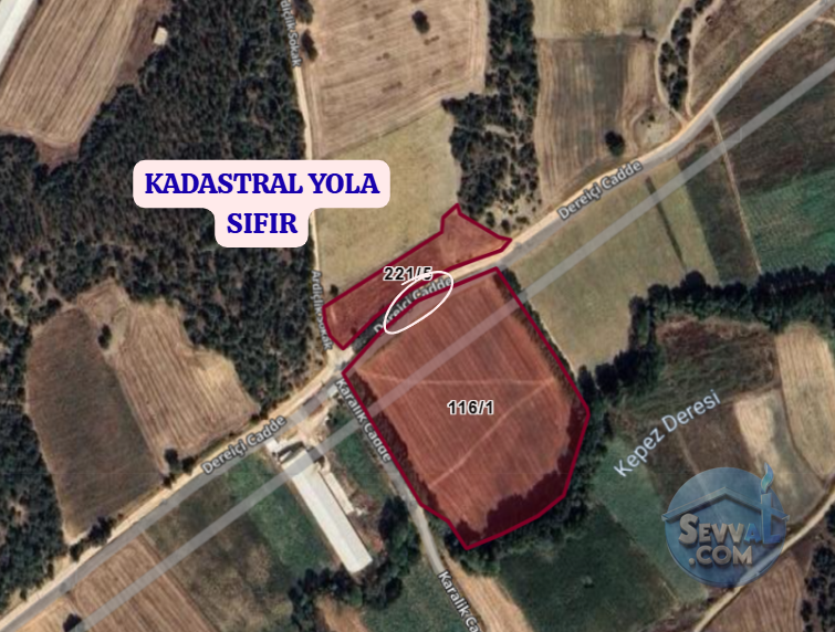 SAKARYA TARAKLI MAHDUMLAR  KÖYÜNDE  3.629  M² TARLA  SATILIKTIR - SAKARYA TARAKLI fotoğraf 3