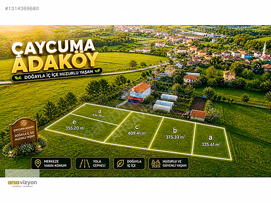 HAYAL ETTİĞİNİZ MÜSTAKİL TAPULU VİLLALIK İMARLI SON 1 PARSEL!! - ZONGULDAK ÇAYCUMA fotoğraf 3