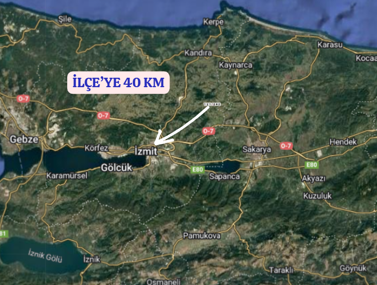 KOCAELİ İZMİT DÜĞMECİLER  KÖYÜNDE 1.348 M²  TARLA  SATILIKTIR - KOCAELİ İZMİT fotoğraf 10
