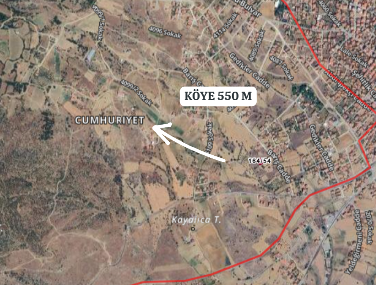 UŞAK EŞME CUMHURİYET KÖYÜNDE 408 M² ARSA SATILIKTIR. - UŞAK EŞME fotoğraf 4