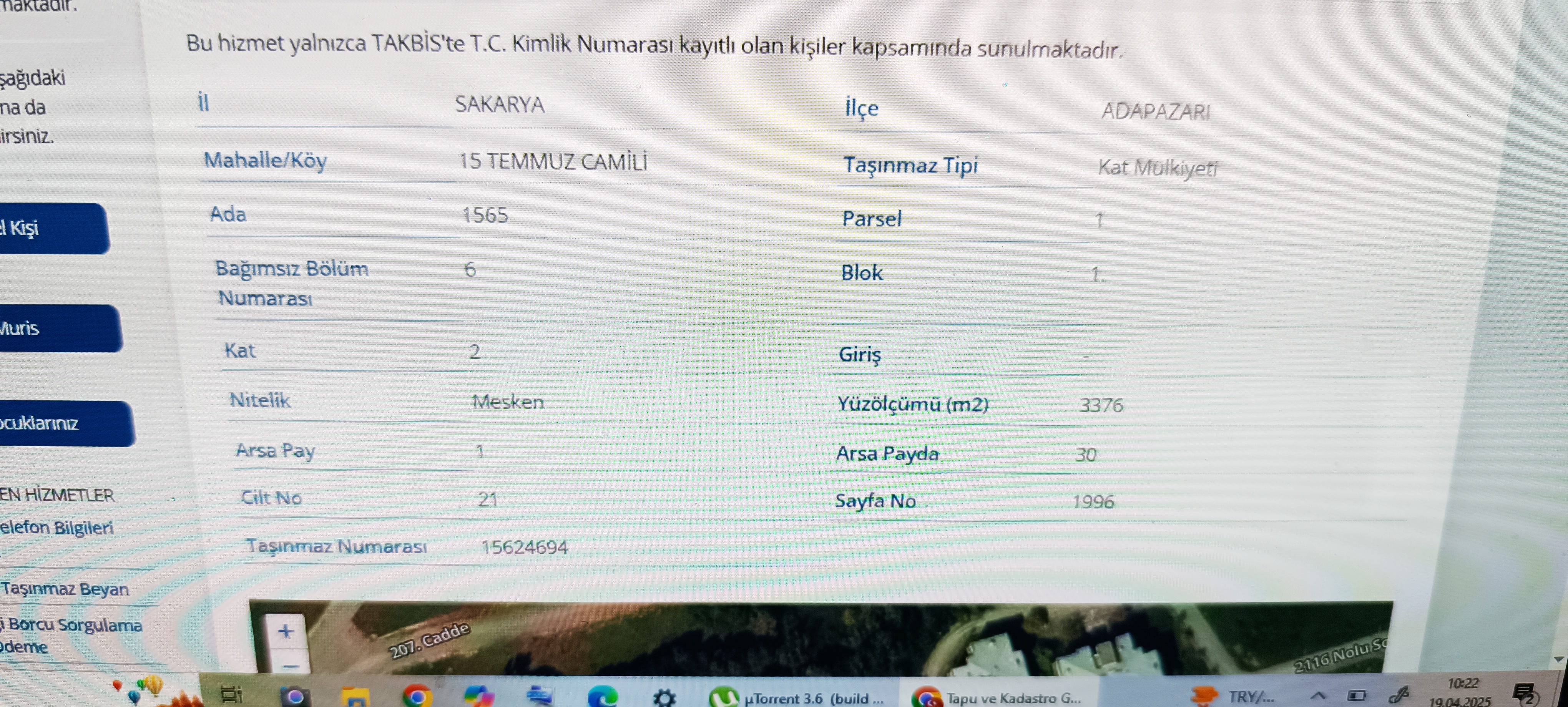  Öğretmenden Sakarya 15 Temmuz Camili Mahallesi'nde temiz ve kullanışlı daire - SAKARYA ADAPAZARI fotoğraf 2