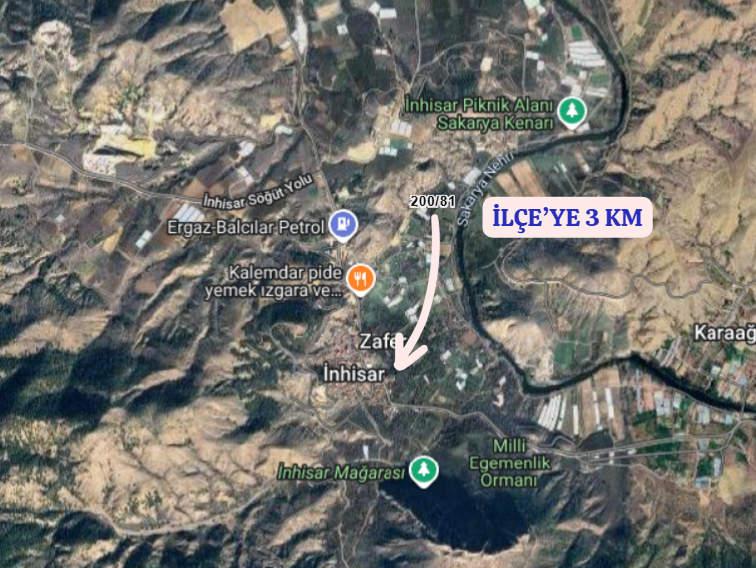  BİLECİK İNHİSAR ZAFER   KÖYÜNDE  149  M²  BAHÇE  SATILIKTIR    - BİLECİK İNHİSAR fotoğraf 6