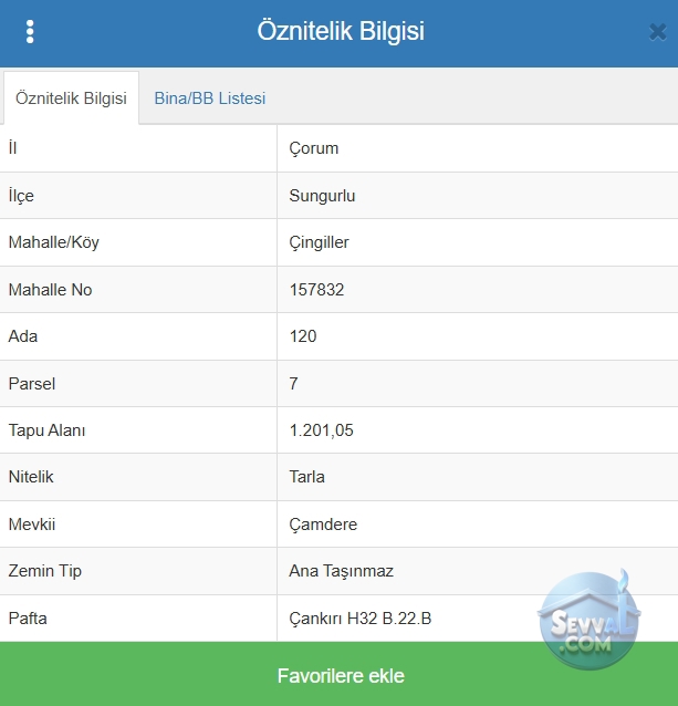 ÇORUM SUNGURLU ÇİNGİLLER KÖYÜNDE 1.201 M² TARLAMIZ SATILIKTIR. - Çorum Sungurlu fotoğraf 10