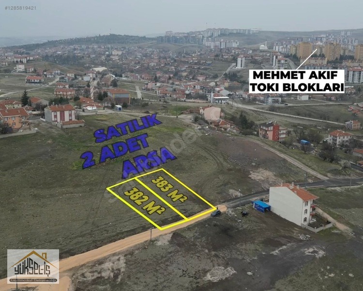 MEHMETAKİF MAHALLESİNDE SATILIK İKİ ADET ARSA - ANKARA POLATLI fotoğraf 5