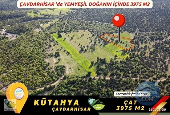 🚨 ÇAVDARHİSAR'DA 3.975 M² TİNY HOUSE VE HAYVANCILIĞA UYGUN FIRSAT ARAZİ 🚨 - KÜTAHYA ÇAVDARHİSAR fotoğraf 21