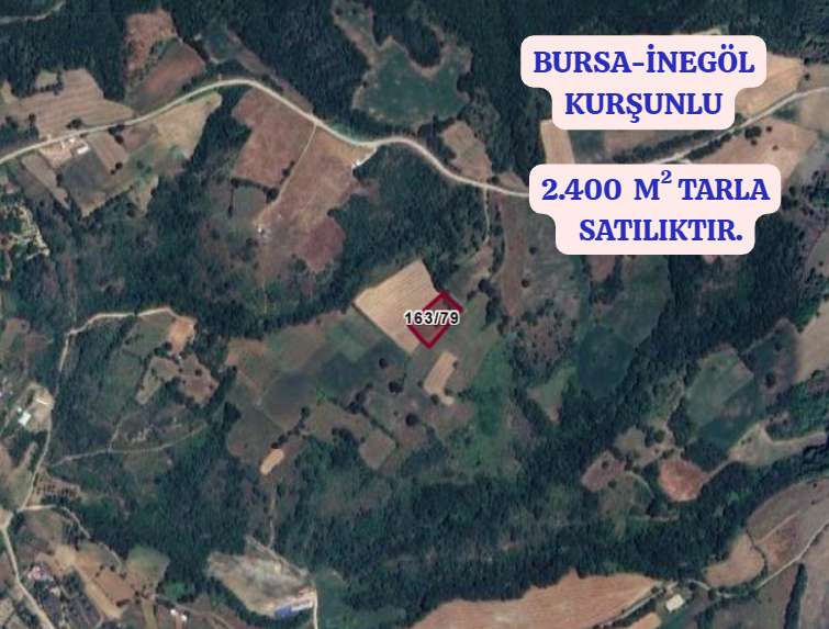 BURSA İNEGÖL KURŞUNLU KÖYÜNDE 2.400  M² TARLA SATILIKTIR - BURSA İNEGÖL fotoğraf 2