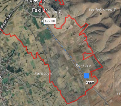 ISPARTA ŞARKIKARAAĞAÇ FAKILAR KÖYÜ 1.179M² TARLA SATILIK - ISPARTA ŞARKİKARAAĞAÇ fotoğraf 4