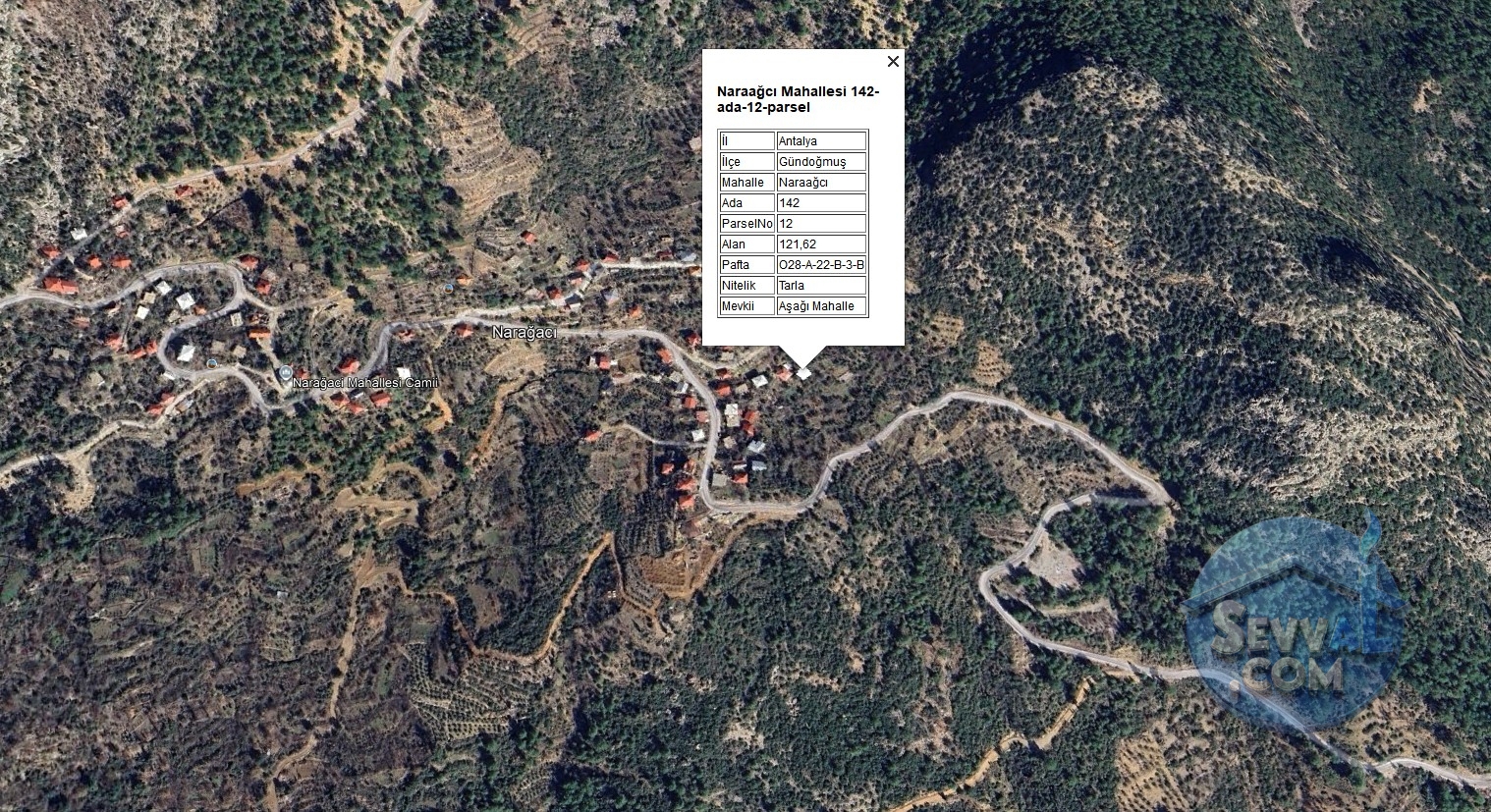 ANTALYA GÜNDOĞMUŞ NARAAĞCI'NDA KÖYİÇİ İMARLI 121 M² SATILIKTIR. - Antalya Gündoğmuş fotoğraf 5