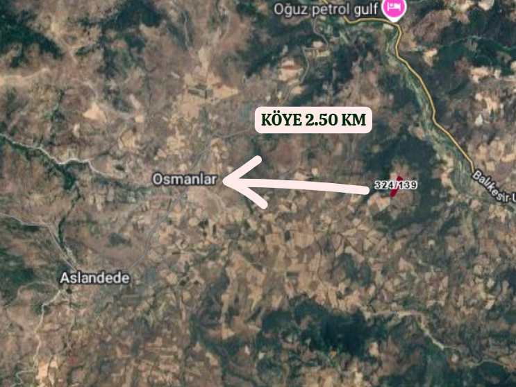 BALIKESİR SINDIRGI OSMANLAR  KÖYÜNDE  9.566   M²  TARLA  SATILIKTIR - BALIKESİR SINDIRGI fotoğraf 8