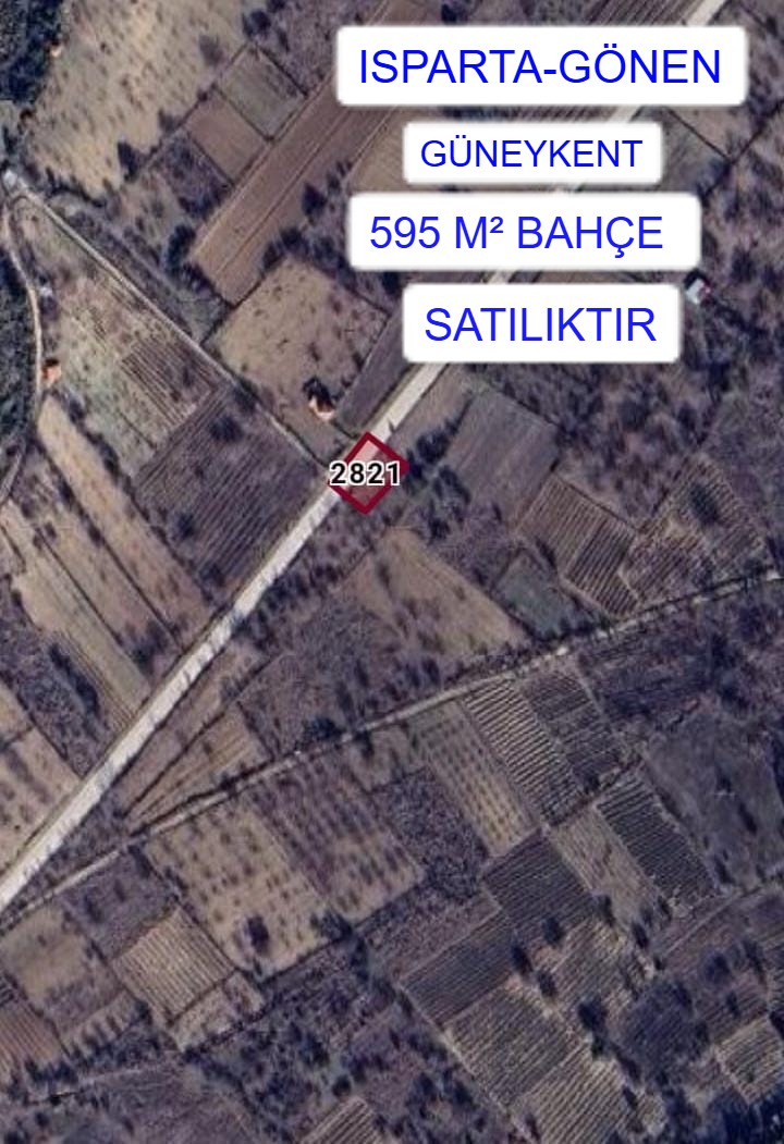 ISPARTA GÖNEN GÜNEYKENT MAH. 595M²  BAHÇE SATILIKTIR - ISPARTA GÖNEN fotoğraf 2