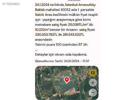 Baklalı mahallesinde imara açık arsa - İSTANBUL ARNAVUTKÖY fotoğraf 3