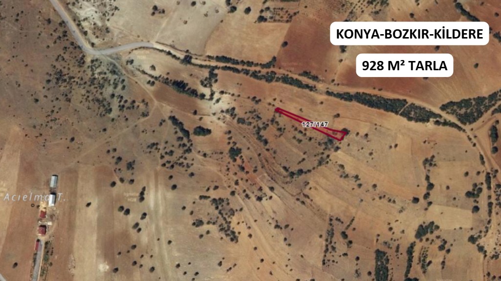 KONYA BOZKIR KİLDERE KÖYÜNDE 928 M² TARLA SATILIKTIR. - KONYA BOZKIR fotoğraf 2