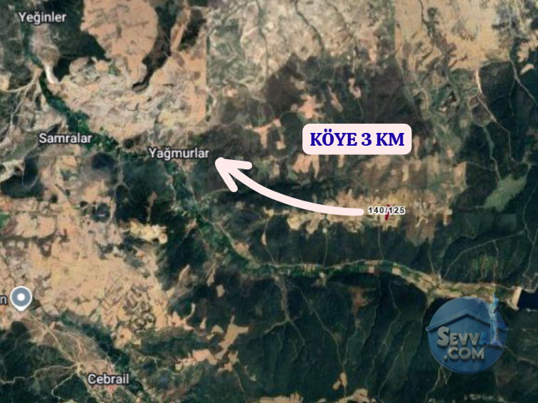 KÜTAHYA GEDİZ YAĞMURLAR  KÖYÜNDE  2.860 M²  TARLA  SATILIKTIR - KÜTAHYA GEDİZ fotoğraf 4
