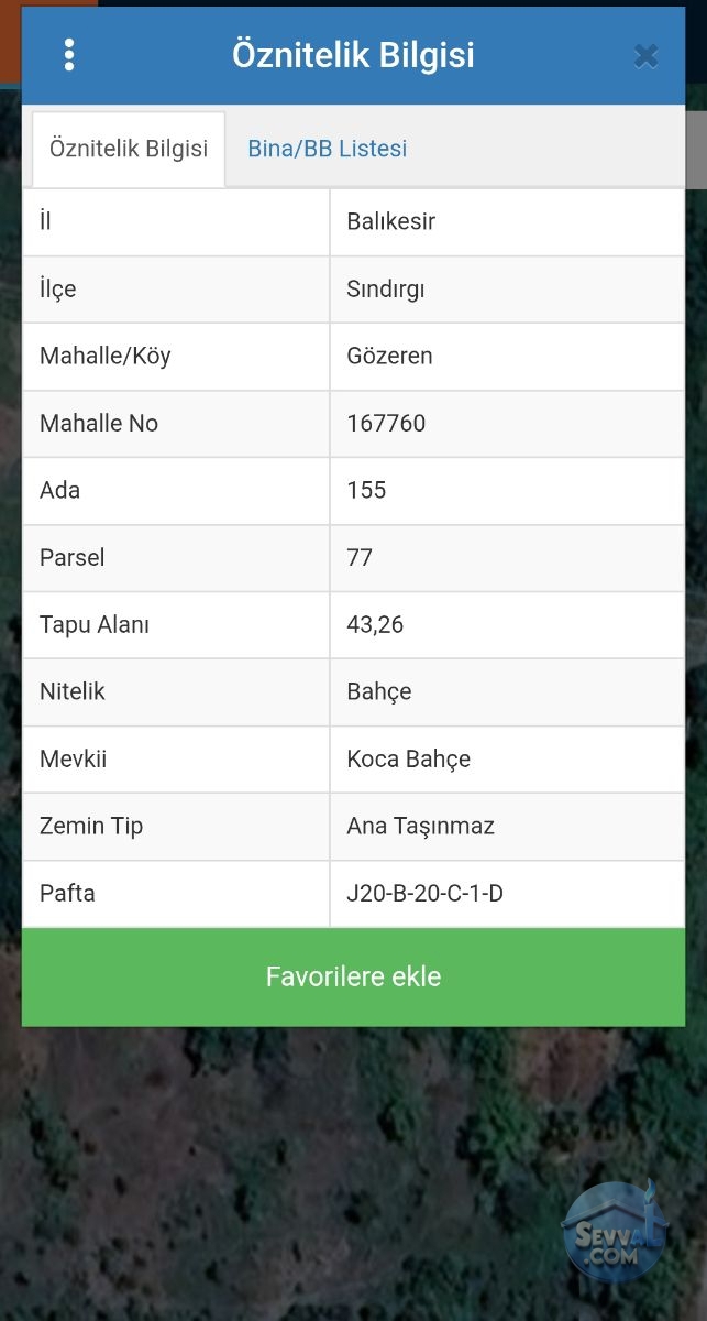 BALIKESİR SINDIRGI GÖZÖRENDE 43 M2 BAHÇE - Balıkesir Sındırgı fotoğraf 2