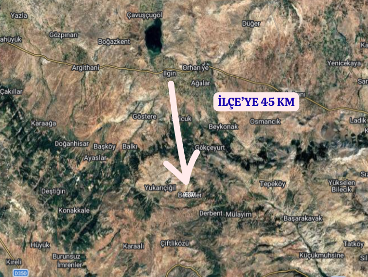 KONYA ILGIN BELEKLER    KÖYÜNDE 282  M²  İKİ KATLI KERPİÇ EV ARSASI SATILIKTIR - KONYA ILGIN fotoğraf 5