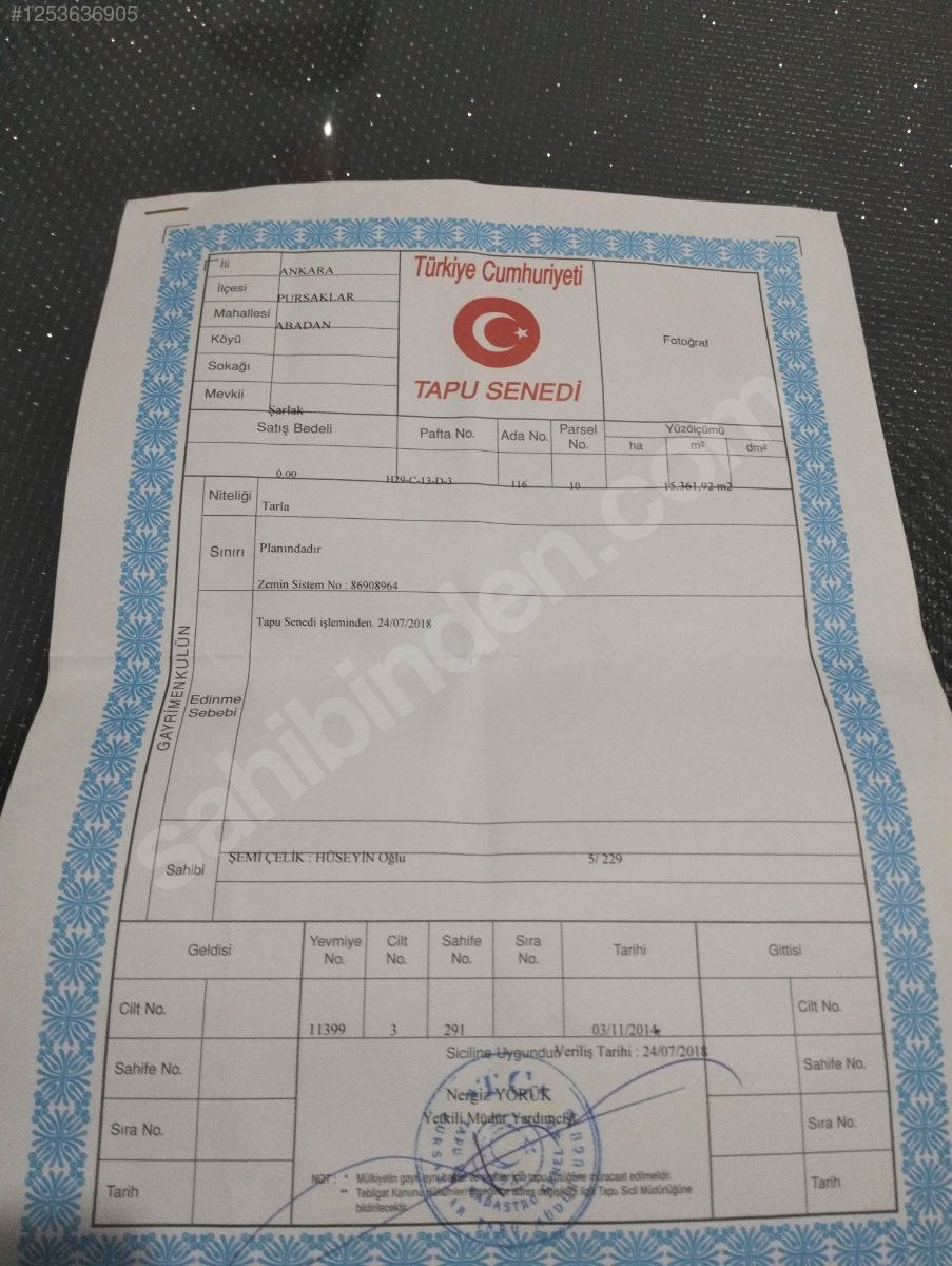 Ankara Alanya Güller Pınarı Mh. Pursaklar abadan Satılık Acillll arsa 400 m² - ANTALYA ALANYA fotoğraf 2
