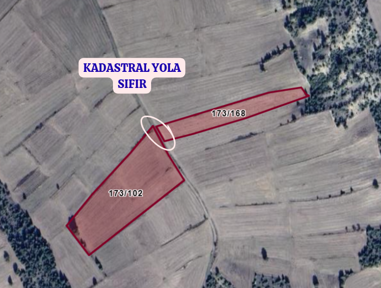KÜTAHYA ASLANAPA BEZİRGAN  KÖYÜNDE  5.083  M²  TARLA  SATILIKTIR - KÜTAHYA ASLANAPA fotoğraf 3