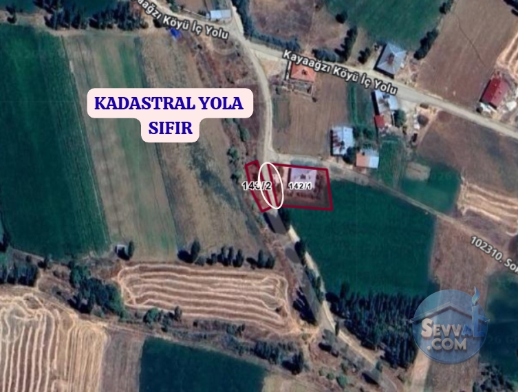 KONYA GÜNEYSINIR KAYAAĞZI KÖYÜNDE 184 M² TARLA SATILIKTIR - Konya Güneysınır fotoğraf 3