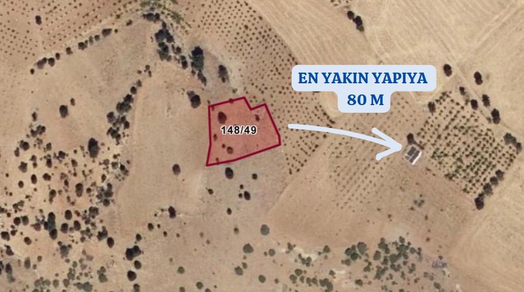 KARAMAN MERKEZ DAMLAPINAR KÖYÜNDE 1.403 M² TARLA SATILIKTIR. - KARAMAN MERKEZ fotoğraf 2