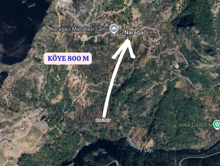 ANTALYA GÜNDOĞMUŞ NARAĞACI KÖYÜNDE 97 M²  TARLA  SATILIKTIR - ANTALYA GÜNDOĞMUŞ fotoğraf 4