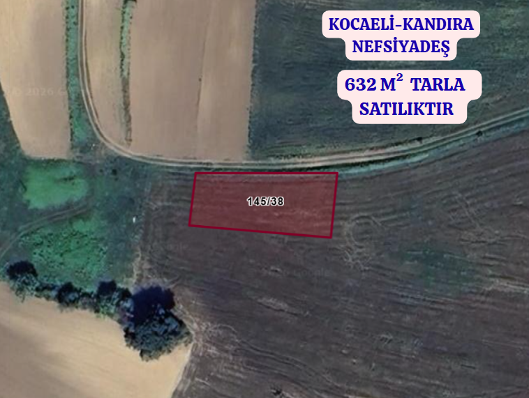 KOCAELİ KANDIRA NEFSİYADEŞ   KÖYÜNDE  632  M²  TARLA SATILIKTIR - KOCAELİ KANDIRA fotoğraf 2