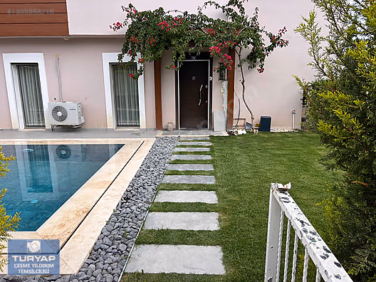 TURYAP ÇEŞME İNÖNÜ'DE KİRALIK TAM MÜSTAKİL HAVUZLU 3+1 VİLLA - İZMİR ÇEŞME fotoğraf 33