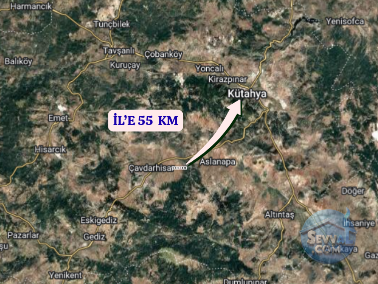 KÜTAHYA ÇAVDARHİSAR GÖKAĞAÇ  KÖYÜNDE  2.395 M²  TARLA SATILIKTIR - KÜTAHYA ÇAVDARHİSAR fotoğraf 6