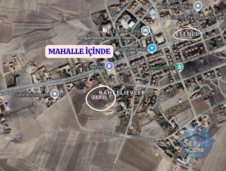 YOZGAT MERKEZ ESENLİ  KÖYÜNDE  551 M²  ARSA  SATILIKTIR - YOZGAT MERKEZ fotoğraf 4