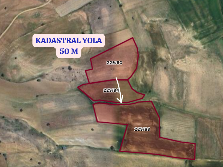 KONYA ILGIN YUKARIÇIĞIL (KÜÇÜK)   KÖYÜNDE 8.286  M²   TARLA SATILIKTIR - KONYA ILGIN fotoğraf 3