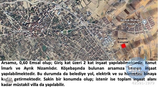 Geleceği Açık Olan Bir Konumda, Yatırımlık İmarlı Köşebaşı Konut Arsası - ISPARTA ŞARKİKARAAĞAÇ fotoğraf 14