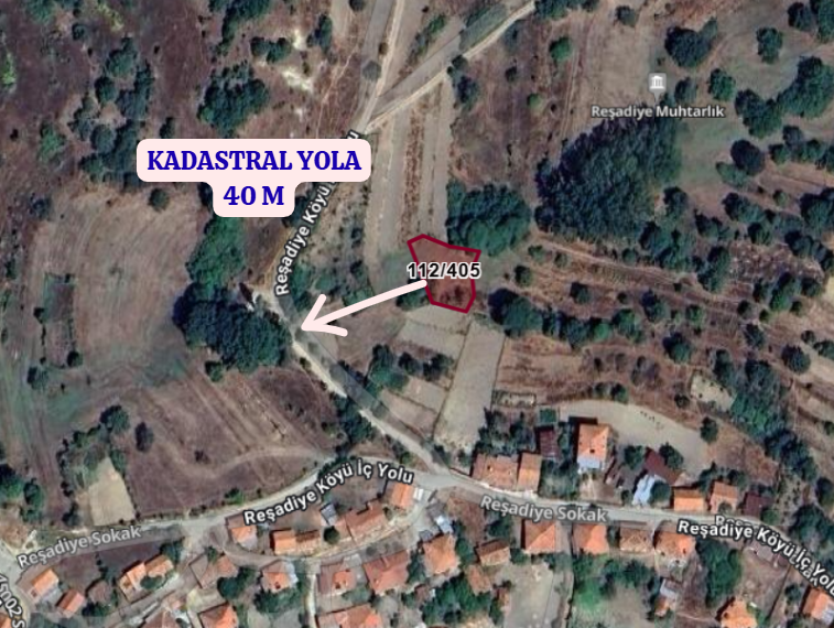 BALIKESİR DURSUNBEY REŞADİYE  KÖYÜNDE  397 M²  TARLA  SATILIKTIR - BALIKESİR DURSUNBEY fotoğraf 3