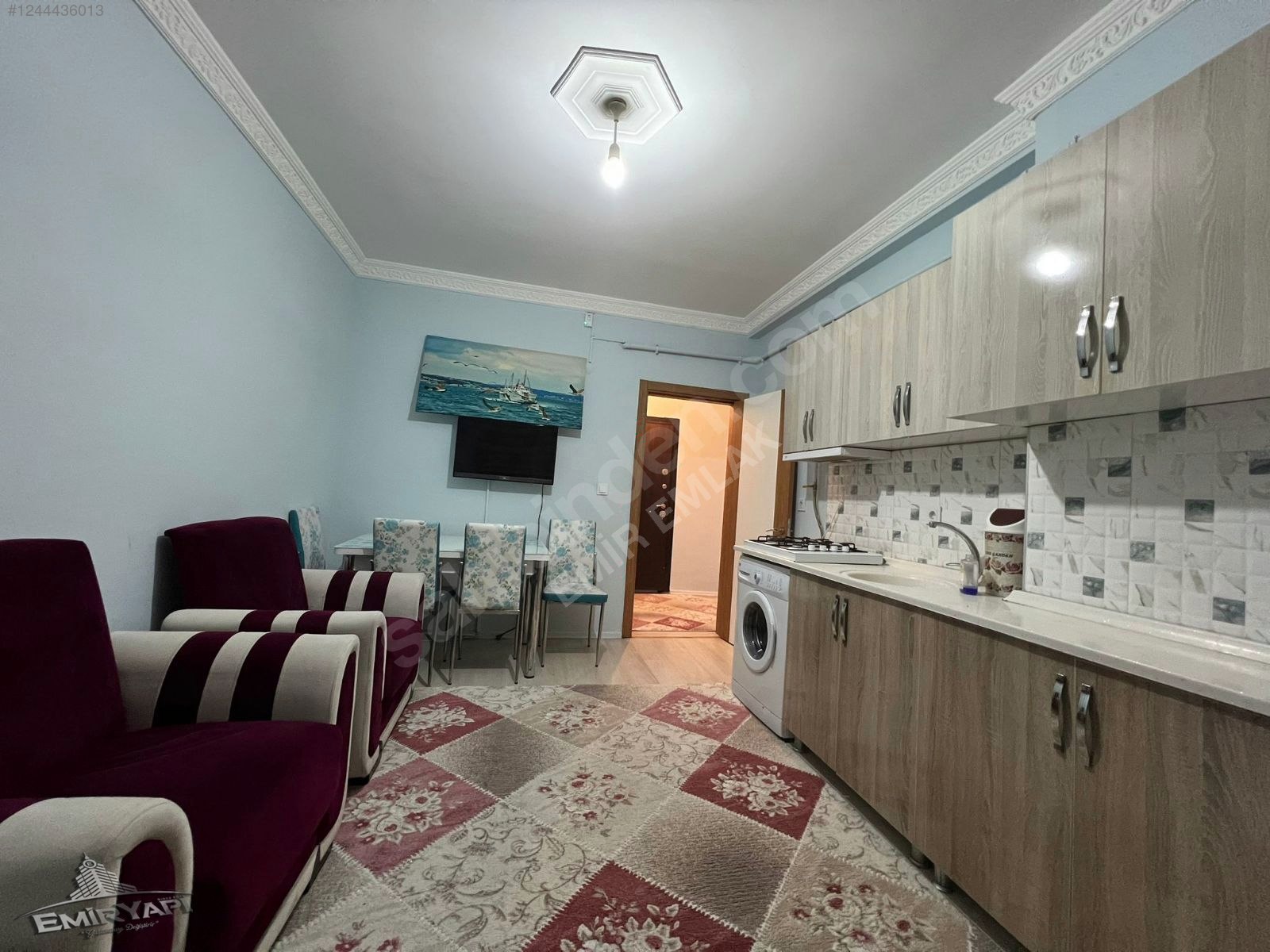 EMİR EMLAKTAN ŞEHRİN GÖBEĞİNDE ARAKAT 1+1 EŞYALI DAİRE - KARS MERKEZ fotoğraf 7