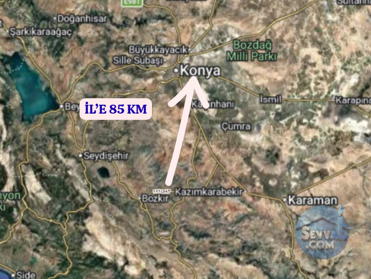 KONYA BOZKIR KINIK  KÖYÜNDE 563 M²  TARLA  SATILIKTIR - KONYA BOZKIR fotoğraf 6