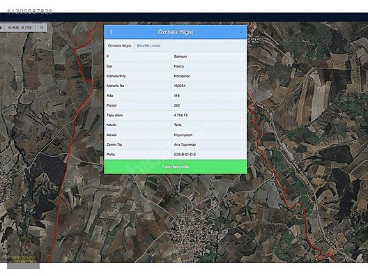SAMSUN HAVZA KOCAPINAR'DA 4.754 M2 UYGUN ARSA - SAMSUN HAVZA fotoğraf 14