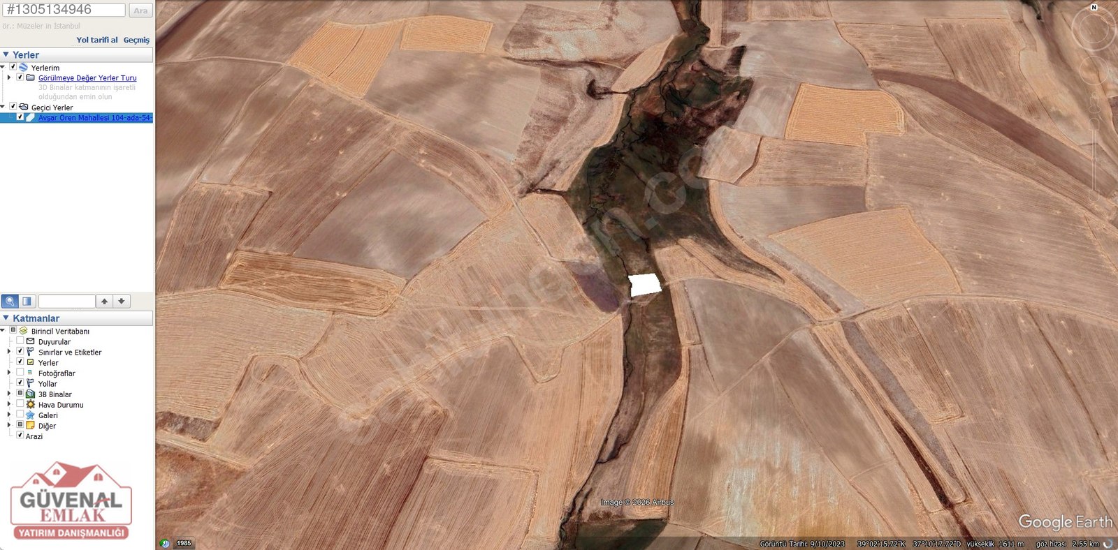 1357M2 TEK TAPULU ÇOK UYGUN FİYATLI ARAZİ - SİVAS KANGAL fotoğraf 7