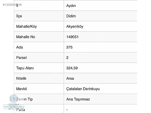 DİDİM BALOVA MEVKİİ YATIRIM İÇİN BİREBİR - AYDIN DİDİM fotoğraf 2