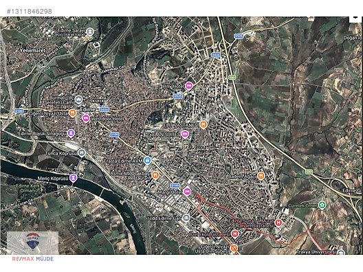EDİRNE MERKEZ KOCASİNAN MAH.7.223 M2 RESMİ YOLA CEPHELİ TARLA - EDİRNE MERKEZ fotoğraf 8