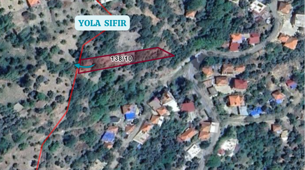 AYDIN EFELER ORTAKÖY KÖYÜNDE 1.238 M² ARSA SATILIKTIR. - AYDIN EFELER fotoğraf 3