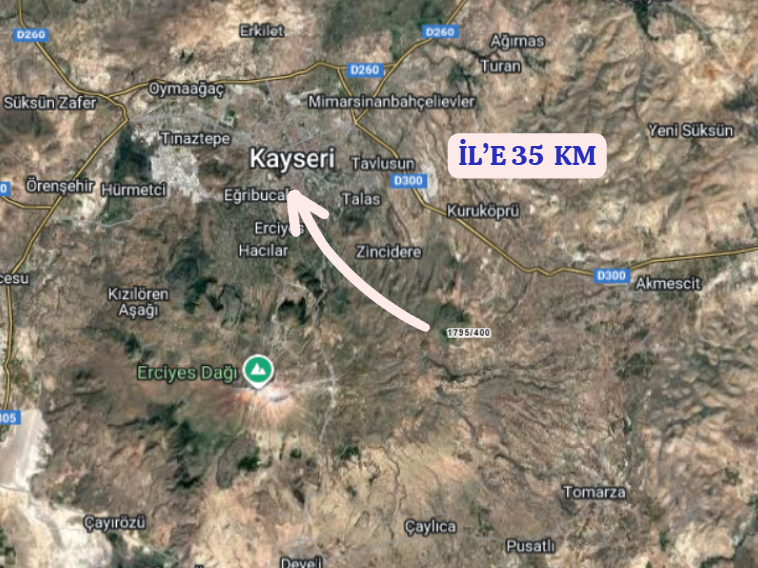 KAYSERİ TALAS YAZYURDU   KÖYÜNDE  101  M²  ARSA  SATILIKTIR - KAYSERİ TALAS fotoğraf 6