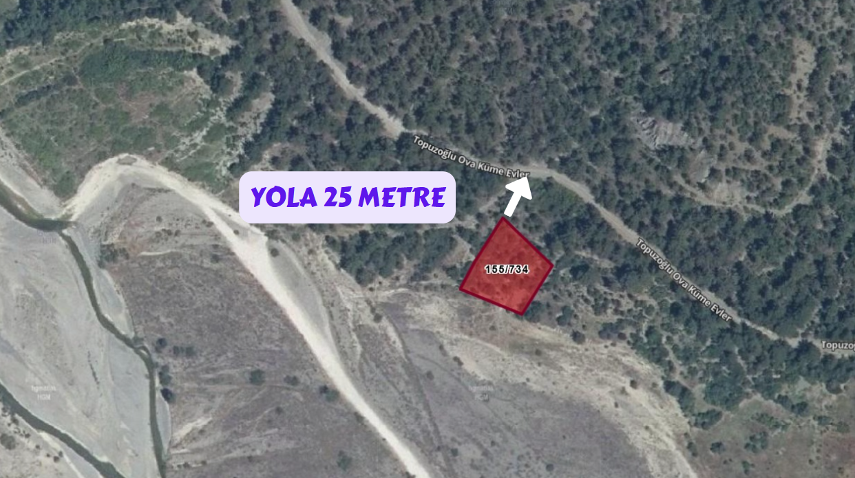 KASTAMONU ARAÇ TAVŞANLI KÖYÜNDE 433M² HİSSELİ TARLAMIZ SATILIK. - KASTAMONU ARAÇ fotoğraf 3